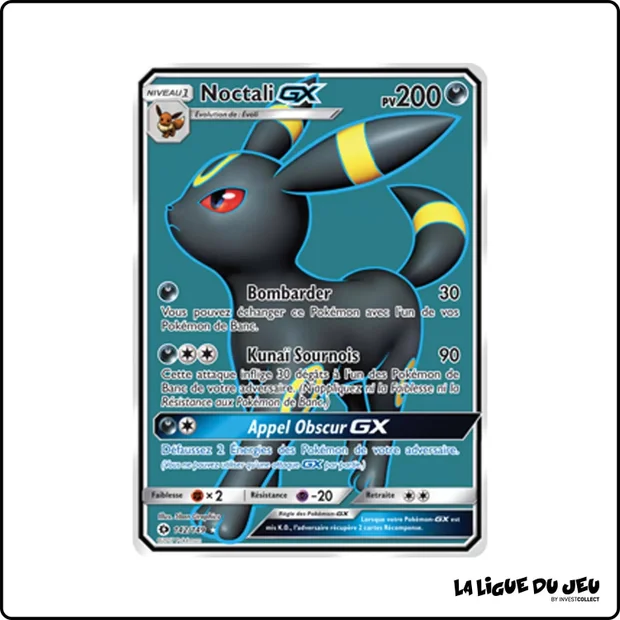 Ultra - Pokemon - Soleil et Lune de Base - Noctali GX 142/149