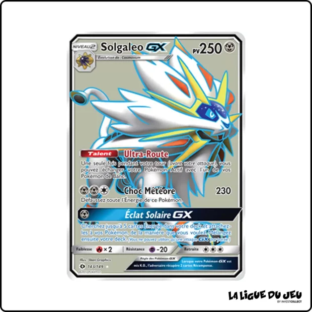 Ultra - Pokemon - Soleil et Lune de Base - Solgaleo GX 143/149