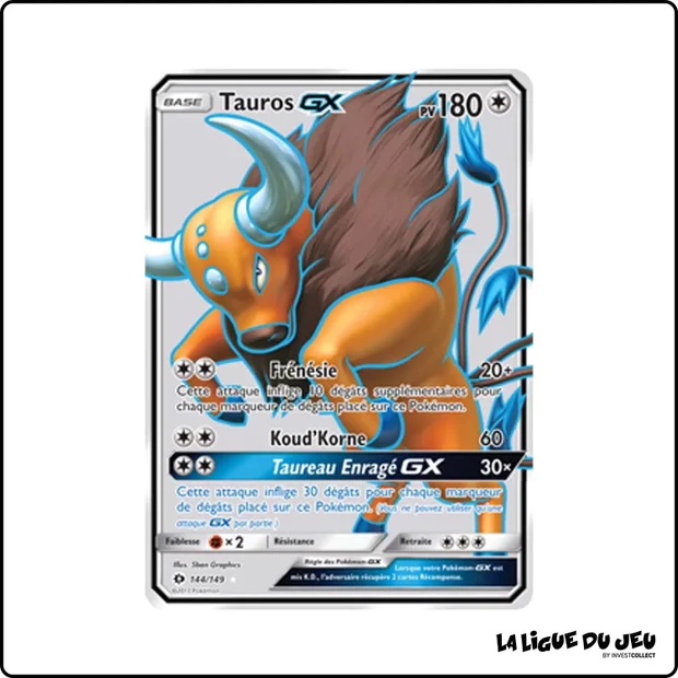 Ultra - Pokemon - Soleil et Lune de Base - Tauros GX 144/149