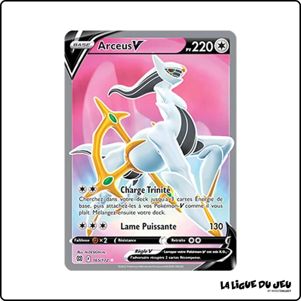 Ultra - Pokemon - Stars Étincelantes - Arceus V 165/172