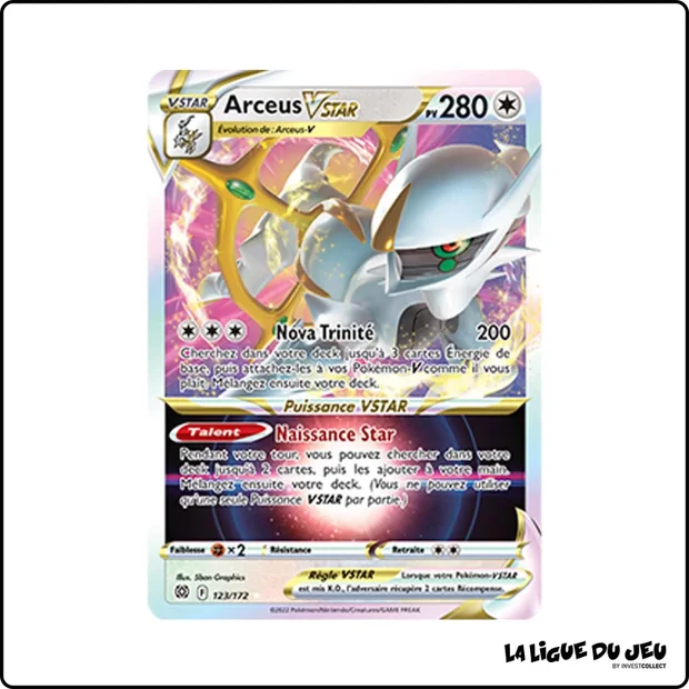 Ultra - Pokemon - Stars Étincelantes - Arceus VSTAR 123/172