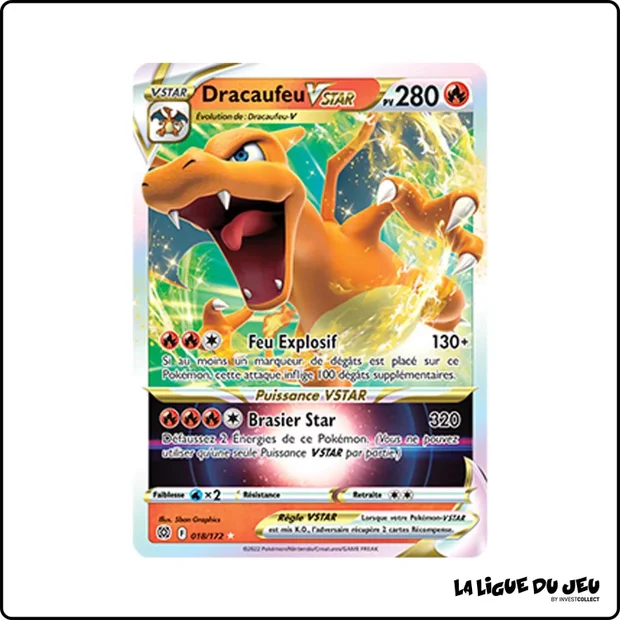 Ultra - Pokemon - Stars Étincelantes - Dracaufeu VSTAR 18/172