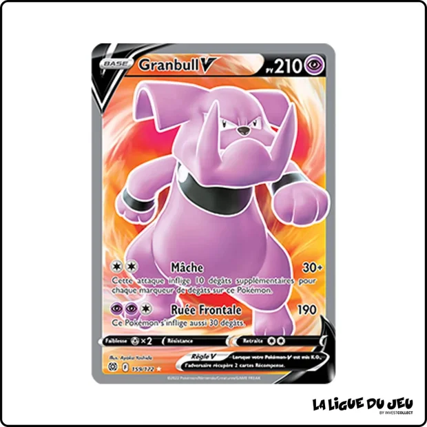 Ultra - Pokemon - Stars Étincelantes - Granbull V 159/172