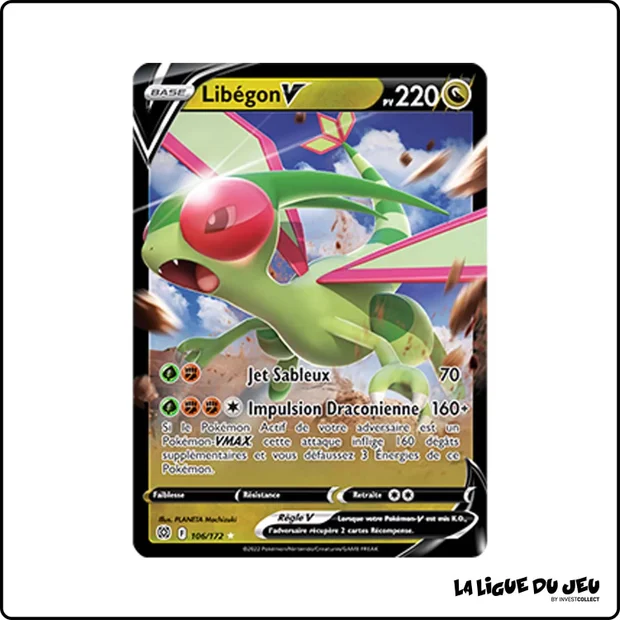 Ultra - Pokemon - Stars Étincelantes - Libégon V 106/172