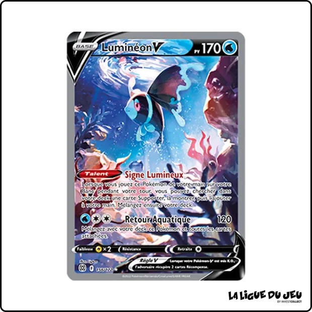 Ultra - Pokemon - Stars Étincelantes - Luminéon V 156/172