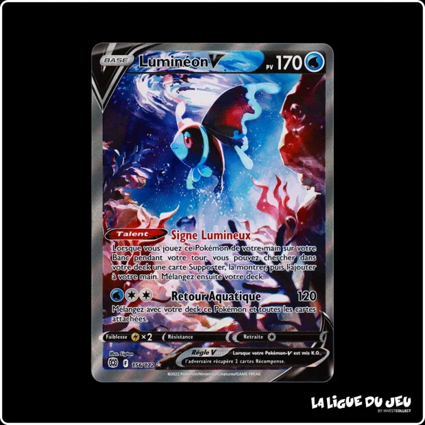 Ultra - Pokemon - Stars Étincelantes - Luminéon V 156/172