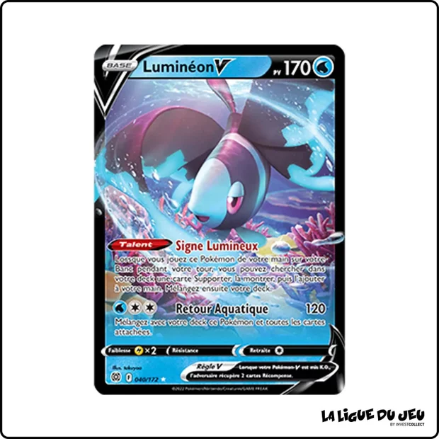 Ultra - Pokemon - Stars Étincelantes - Luminéon V 40/172