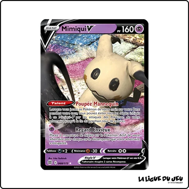 Ultra - Pokemon - Stars Étincelantes - Mimiqui V 68/172