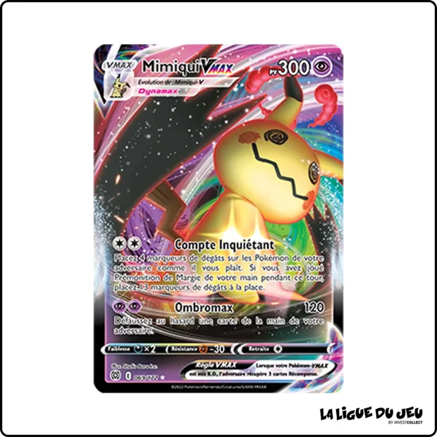 Ultra - Pokemon - Stars Étincelantes - Mimiqui VMAX 69/172