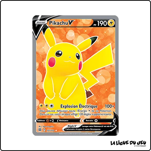 Ultra - Pokemon - Stars Étincelantes - Pikachu V 157/172