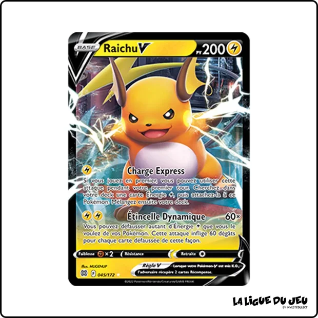 Ultra - Pokemon - Stars Étincelantes - Raichu V 45/172
