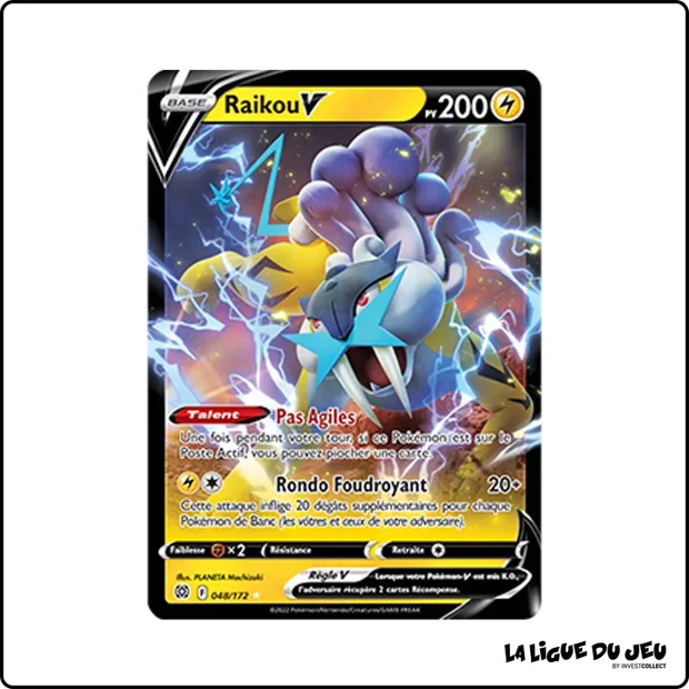 Ultra - Pokemon - Stars Étincelantes - Raikou V 48/172