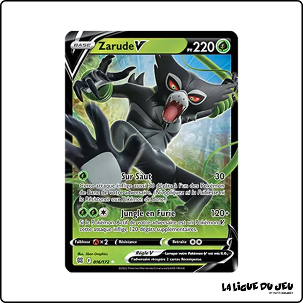 Ultra - Pokemon - Stars Étincelantes - Zarude V 16/172
