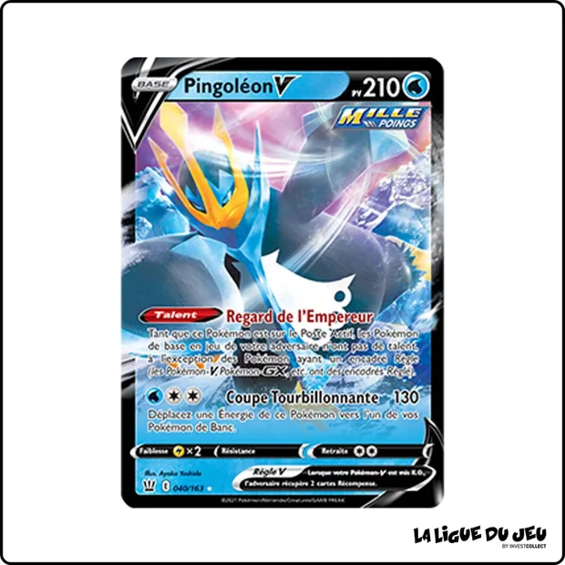 Ultra - Pokemon - Styles de Combat - Pingoléon V 40/163