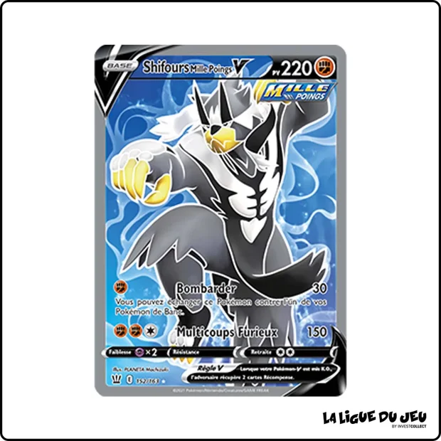 Ultra - Pokemon - Styles de Combat - Shifours Mille Poings V 152/163