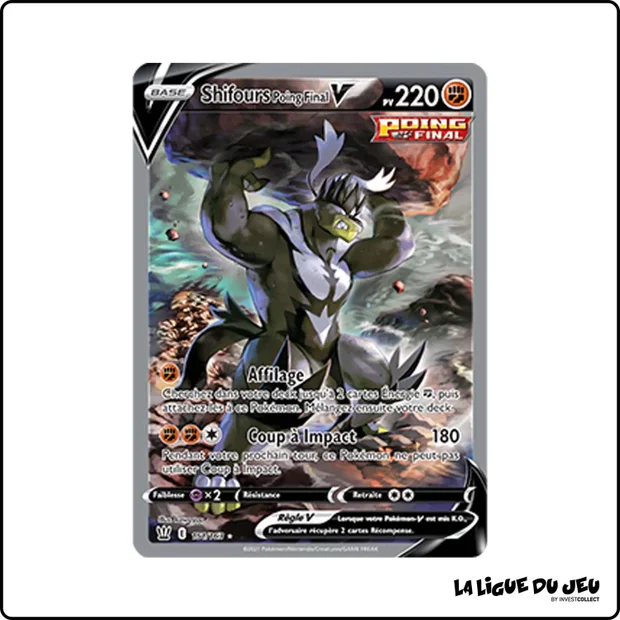 Ultra - Pokemon - Styles de Combat - Shifours Poing Final V 151/163
