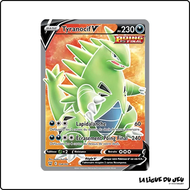 Ultra - Pokemon - Styles de Combat - Tyranocif V 154/163