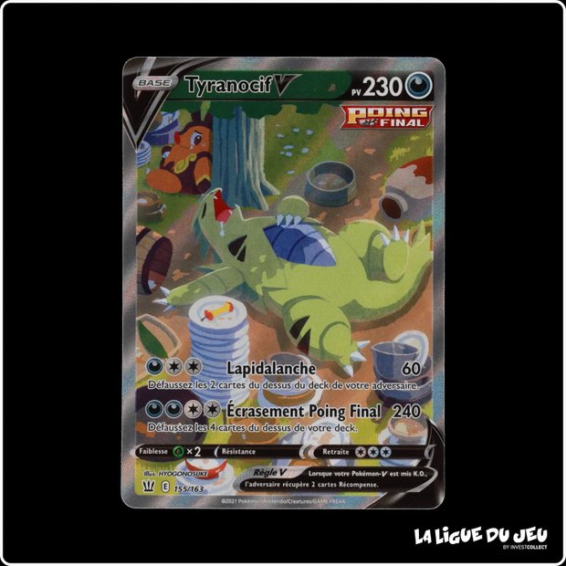 Ultra - Pokemon - Styles de Combat - Tyranocif V 155/163