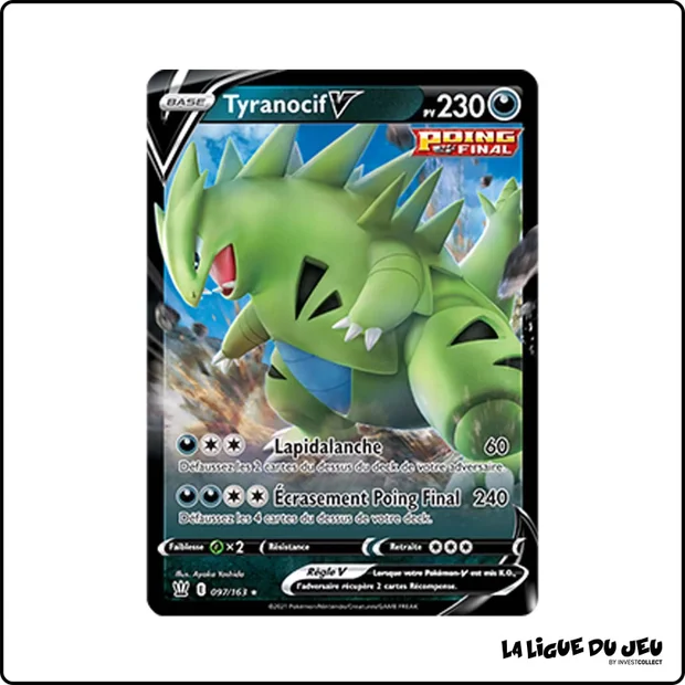 Ultra - Pokemon - Styles de Combat - Tyranocif V 97/163