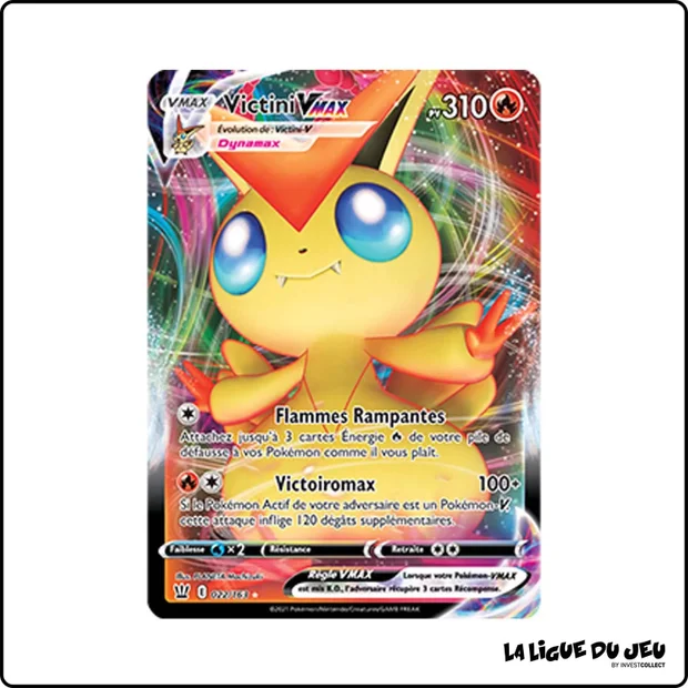 Ultra - Pokemon - Styles de Combat - Victini VMAX 22/163
