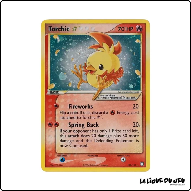 Ultra - Pokemon - Team Rocket Returns - Torchic Star 108/109