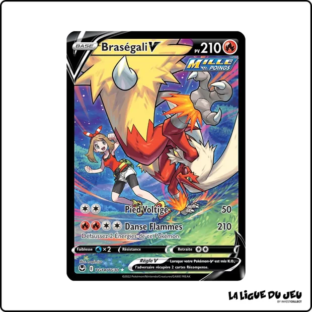 Ultra - Pokemon - Tempête Argentée - Braségali V TG14/TG30
