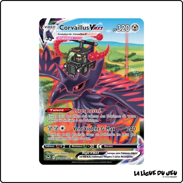 Ultra - Pokemon - Tempête Argentée - Corvaillus VMAX TG19/TG30
