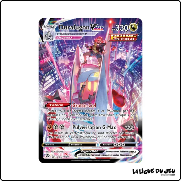 Ultra - Pokemon - Tempête Argentée - Duralugon VMAX TG21/TG30