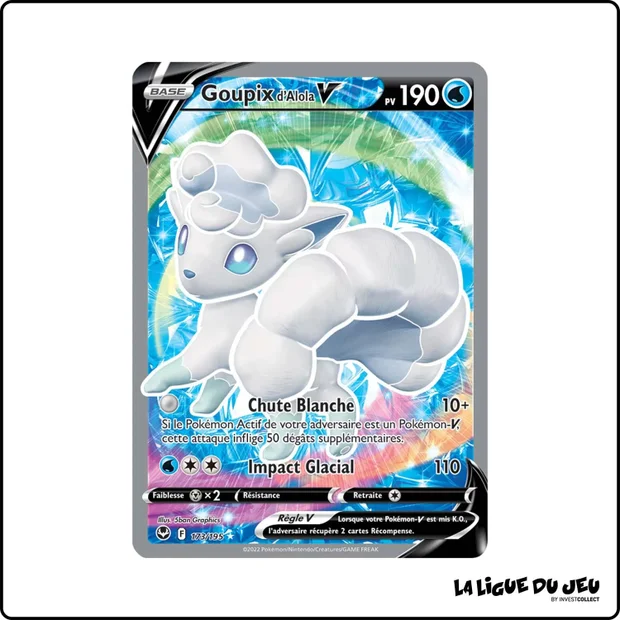 Ultra - Pokemon - Tempête Argentée - Goupix d'Alola V 173/195