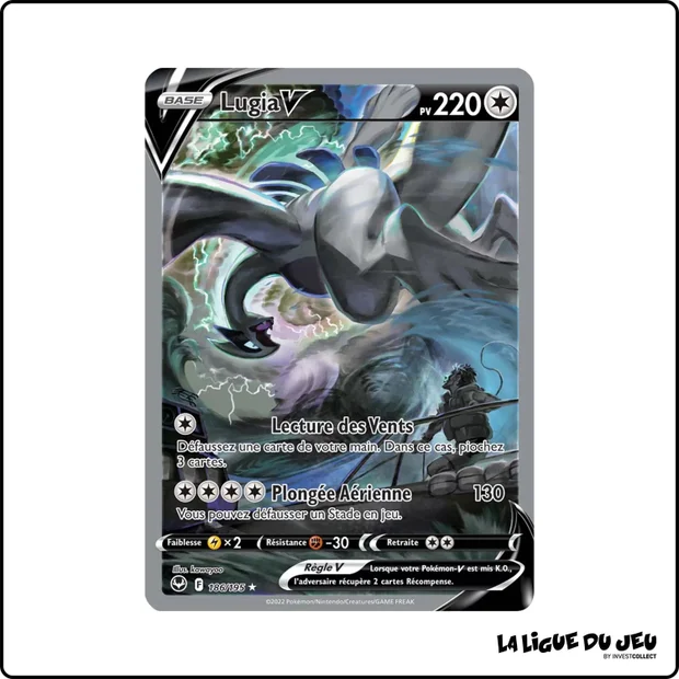 Ultra - Pokemon - Tempête Argentée - Lugia V 186/195