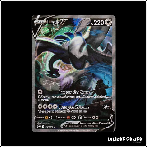 Ultra - Pokemon - Tempête Argentée - Lugia V 186/195