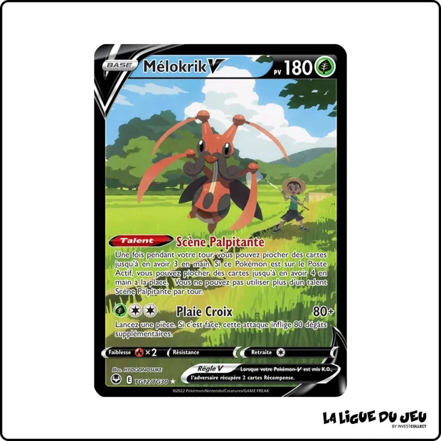 Ultra - Pokemon - Tempête Argentée - Mélokrik V TG12/TG30