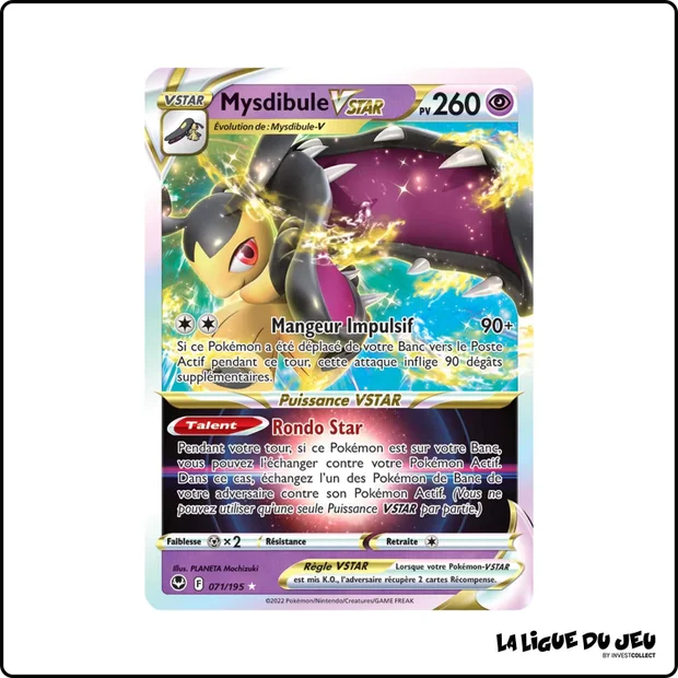 Ultra - Pokemon - Tempête Argentée - Mysdibule VSTAR 71/195