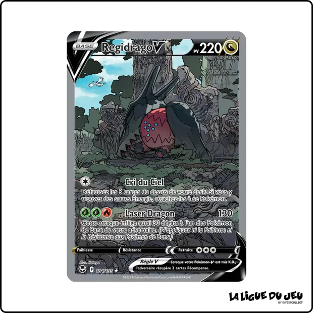 Ultra - Pokemon - Tempête Argentée - Regidrago V 184/195
