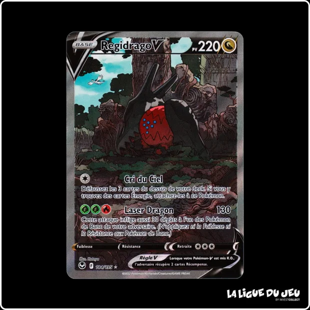 Ultra - Pokemon - Tempête Argentée - Regidrago V 184/195