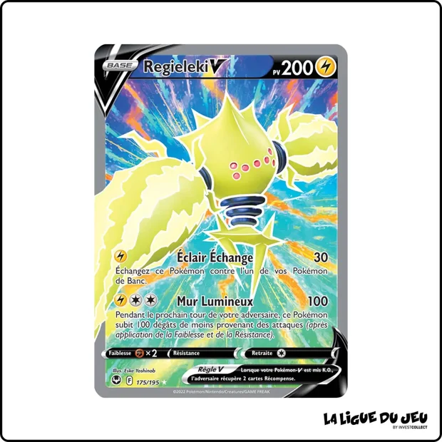 Ultra - Pokemon - Tempête Argentée - Regieleki V 175/195