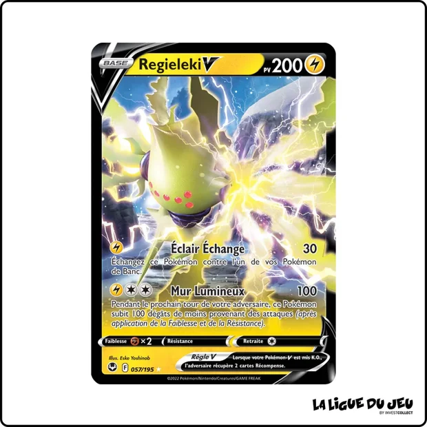 Ultra - Pokemon - Tempête Argentée - Regieleki V 57/195