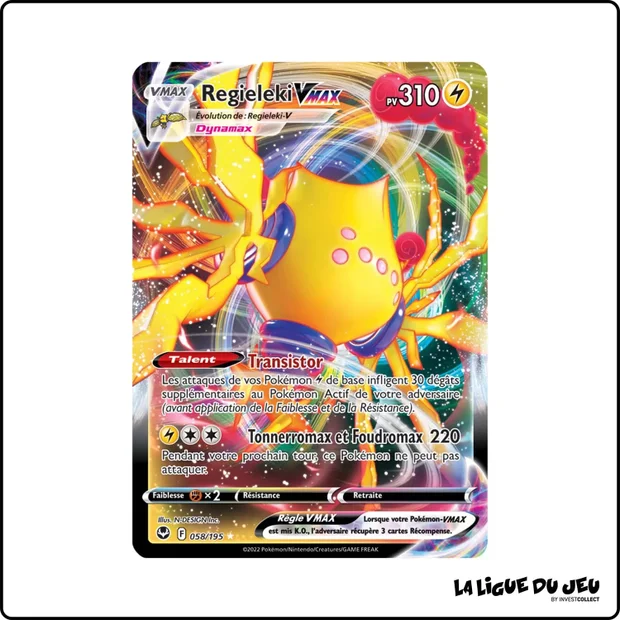 Ultra - Pokemon - Tempête Argentée - Regieleki VMAX 58/195