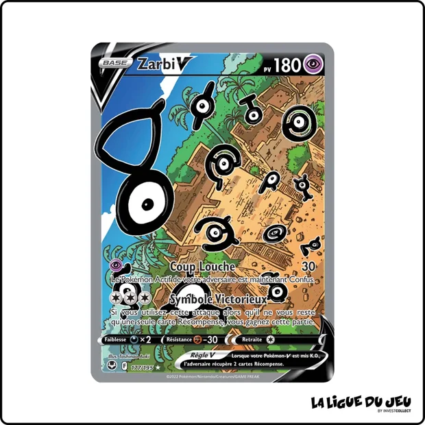Ultra - Pokemon - Tempête Argentée - Zarbi V 177/195