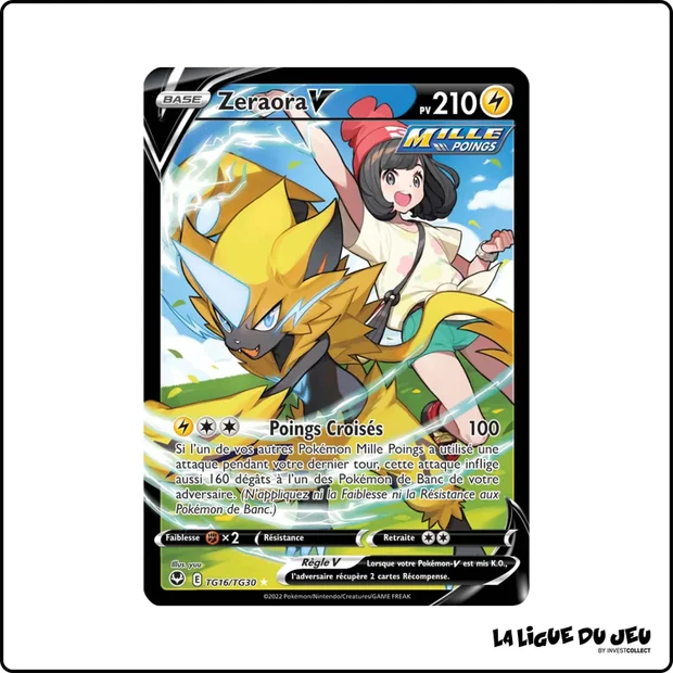 Ultra - Pokemon - Tempête Argentée - Zeraora V TG16/TG30