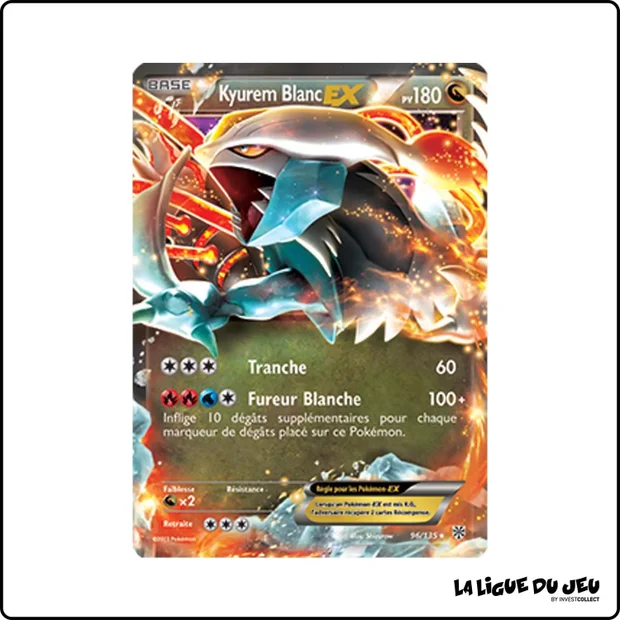 Ultra - Pokemon - Tempête Plasma - Kyurem Blanc EX 96/135