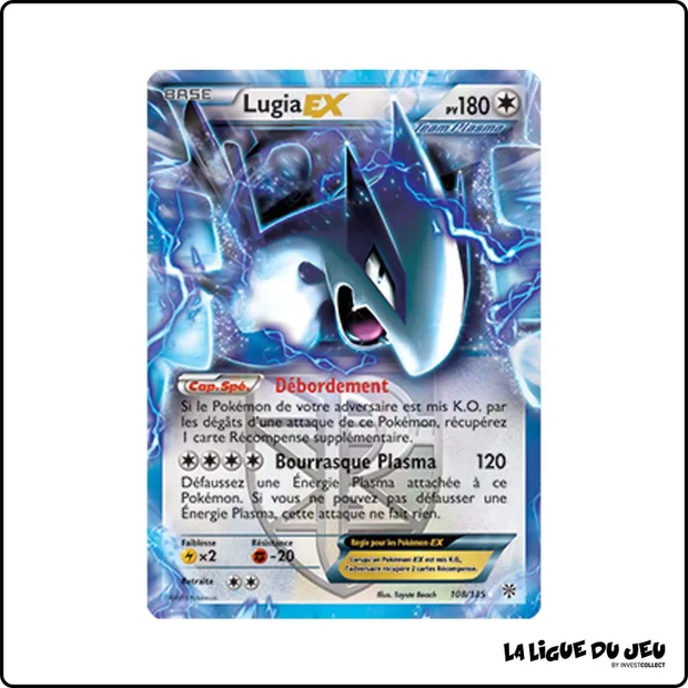 Ultra - Pokemon - Tempête Plasma - Lugia EX 108/135