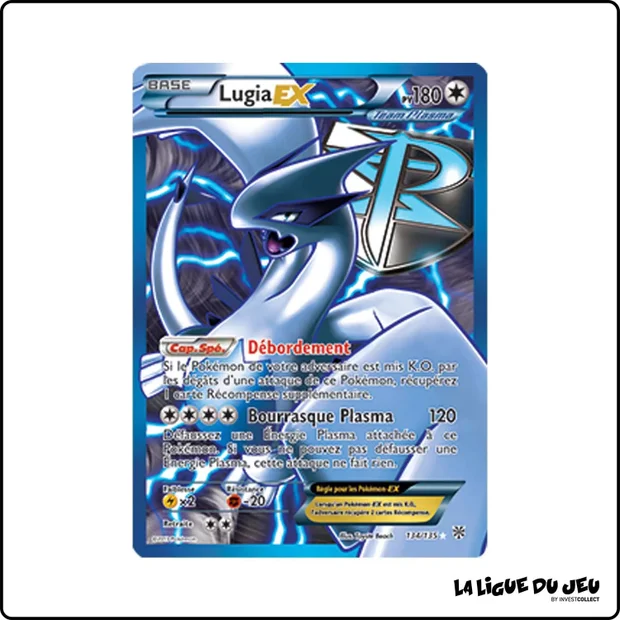 Ultra - Pokemon - Tempête Plasma - Lugia EX 134/135