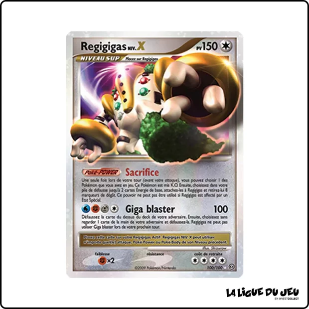 Ultra - Pokemon - Tempête - Regigigas NIV.X 100/100