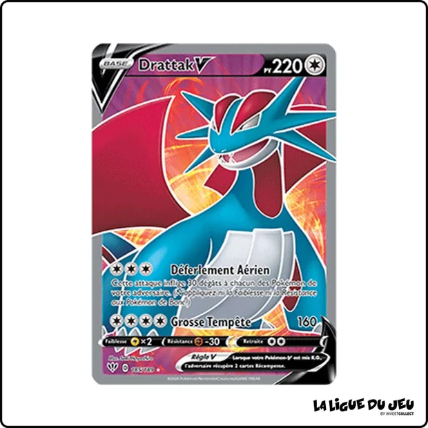 Ultra - Pokemon - Ténèbres Embrasées - Drattak V 185/201