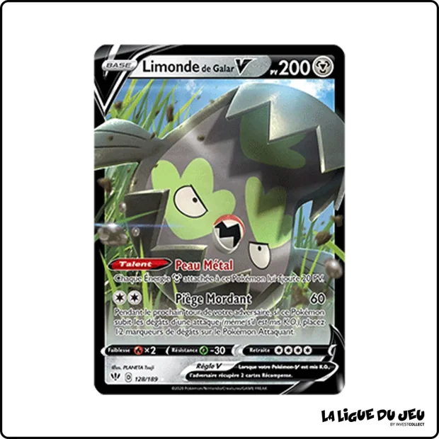 Ultra - Pokemon - Ténèbres Embrasées - Limonde de Galar V 128/201