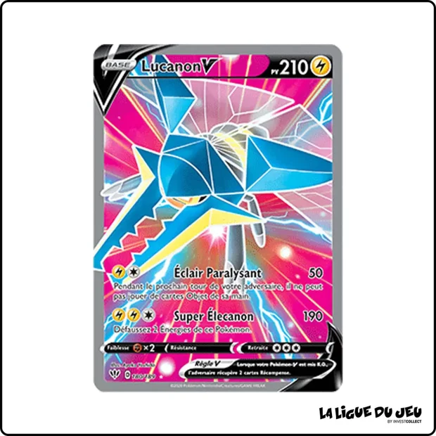 Ultra - Pokemon - Ténèbres Embrasées - Lucanon V 180/201