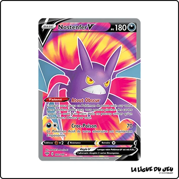 Ultra - Pokemon - Ténèbres Embrasées - Nostenfer V 182/201
