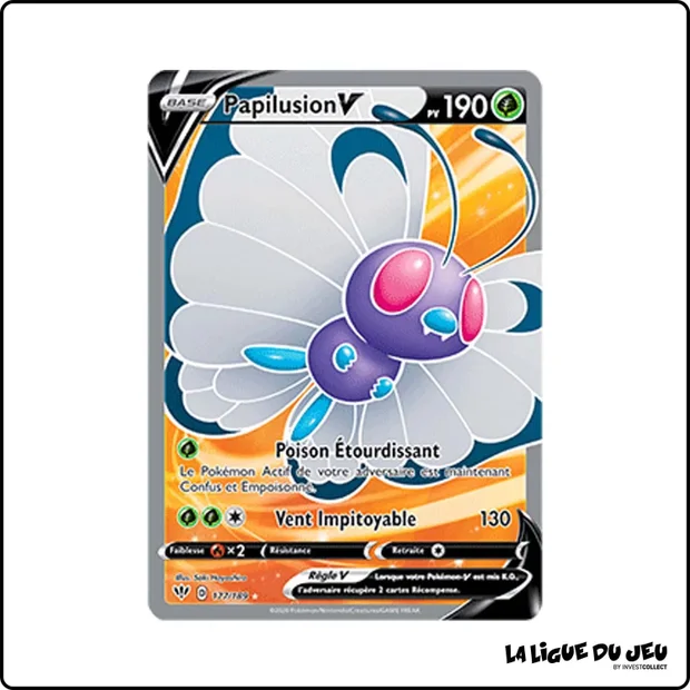 Ultra - Pokemon - Ténèbres Embrasées - Papilusion V 177/201