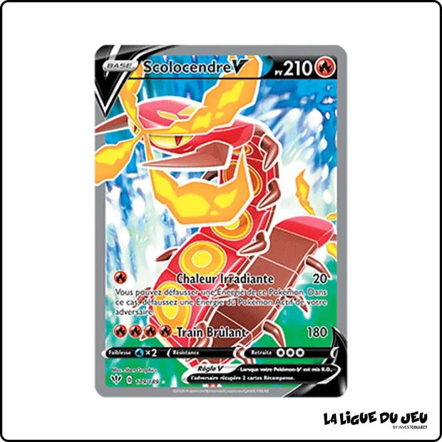 Ultra - Pokemon - Ténèbres Embrasées - Scolocendre V 179/201